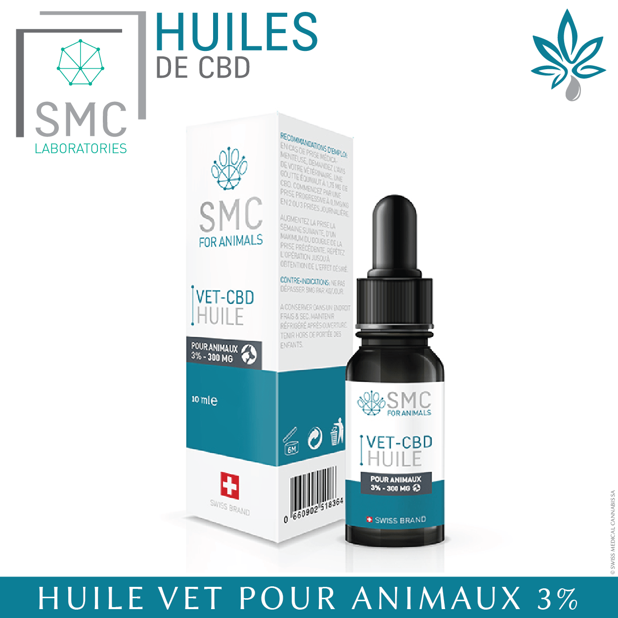 CBD Animaux Huile CBD Animaux Huile